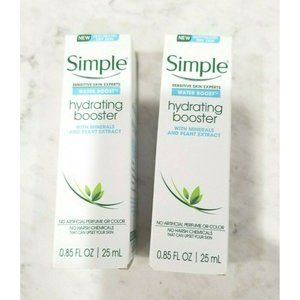 Simple Hydrating Booster For Sensitive Skin 0.85 fl oz each, 2 Pack